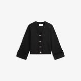 IBEN ATARI RIB CARDIGAN - Black