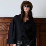 IBEN ATARI EMBELLISH SHIRT - Black
