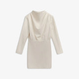 IBEN BEVERLY SHORT DRESS - Cream