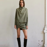 IBEN BEVERLY TOP - Olive green