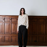 Smooth Barrel Pants - Black