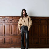 Lume Shirt - Cognac Stripe