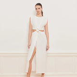 Iben Riviera Dress - Offwhite