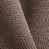 IBEN SERGE ROUNDNECK SWEATER - Taupe