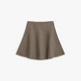 IBEN SERGE SKIRT - Taupe