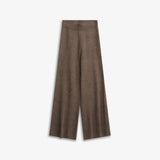 Serge Merino Pants - Brown Melange