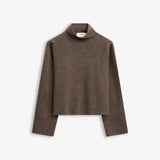 Serge Merino Sweater - Brown Melange