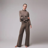 IBEN SERGE PANTS - Taupe