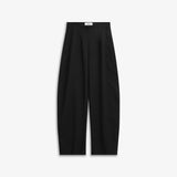 Smooth Barrel Pants - Black