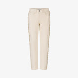 IBEN TERRENCE FRINGE JEANS - Ecru