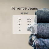 IBEN TERRENCE FRINGE JEANS - Ecru