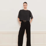 Iben Zephyr Linen Pants - Black