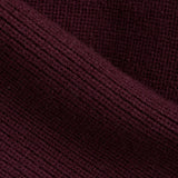 IBEN ATARI RIB CARDIGAN - Burgundy
