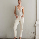 IBEN TERRENCE JEANS - Ecru