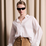 IBEN ATARI LACE SHIRT - Bright White