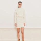 IBEN BEVERLY SHORT DRESS - Cream