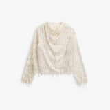 Beverly Fringe Top - Lt Gold