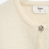 IBEN COLETTE CARDIGAN - White