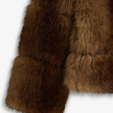 POSH SHORT COAT - Dk Brown