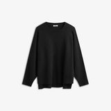 IBEN SERGE ROUNDNECK SWEATER - Black