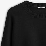 IBEN SERGE ROUNDNECK SWEATER - Black