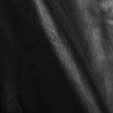 IBEN SUNSET LEATHER TOP - Ink Black