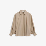 IBEN MUSE POPLIN SHIRT - Stone Sand