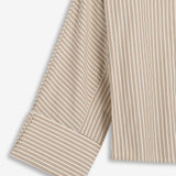 IBEN ATARI SHIRT - Oat Stripe