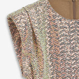 IBEN SUNSET SEQUIN TOP - Iridescent Beige