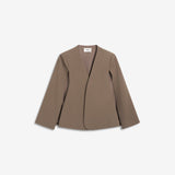 IBEN BEVERLY CAPE - Taupe Grey