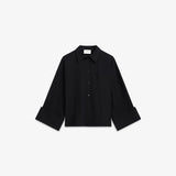 IBEN ATARI LINEN SHIRT - Black
