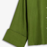 IBEN ATARI LINEN SHIRT - Leaf Green