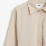 IBEN ATARI LINEN SHIRT - Raw Beige