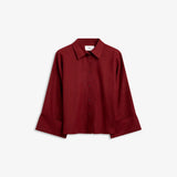 IBEN ATARI LINEN SHIRT - Rust Red