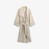 IBEN ATARI OVERSIZED TRENCHCOAT - Dove White