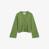 IBEN ATARI RIB CARDIGAN - Leaf Green
