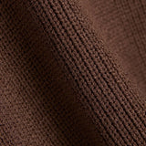 IBEN ATARI RIB CARDIGAN - Walnut Brown