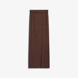 IBEN ATARI RIB SKIRT - Walnut Brown