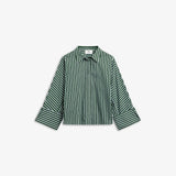 IBEN ATARI SHIRT - Green Stripe