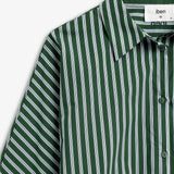 IBEN ATARI SHIRT - Green Stripe