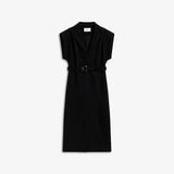 IBEN BEVERLY BELTED DRESS - Black