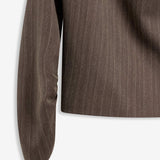 IBEN BEVERLY STRUCTURED TOP - Mole Stripe