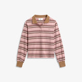 IBEN GRIT PIQUE SWEATER - Blush Stripe