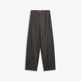 IBEN SMOOTH BARREL STRUCTURED PANTS - Espresso Brown