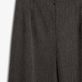 IBEN SMOOTH BARREL STRUCTURED PANTS - Espresso Brown