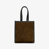 IBEN SUEDE BAG MINI - Khaki Brown