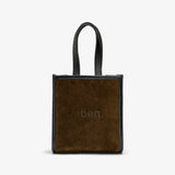 IBEN SUEDE BAG MINI - Khaki Brown
