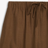 IBEN TIDE LINEN PANTS - Chestnut Brown