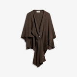 IBEN VAIL MERINO SHAWL - Brown Melange