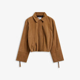 IBEN WREN SUEDE JACKET - Classic Camel